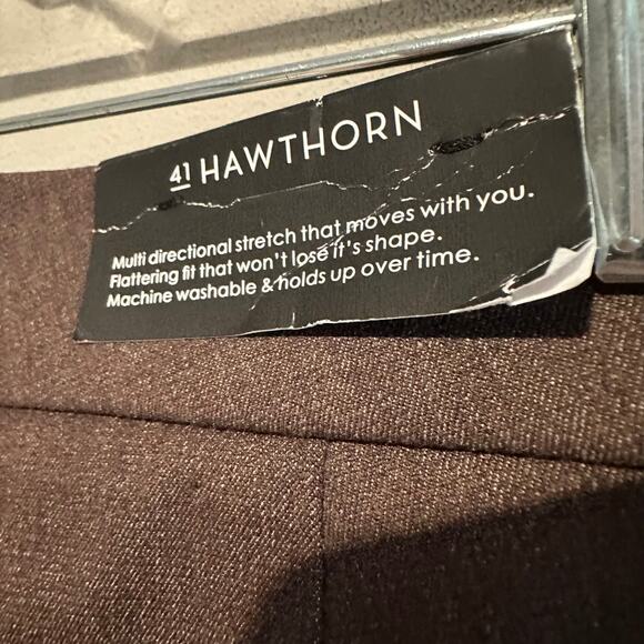 41 Hawthorne Becca Mid Rise Bootcut Trouser Pant Brown Heather 16 NEW - Picture 7 of 11